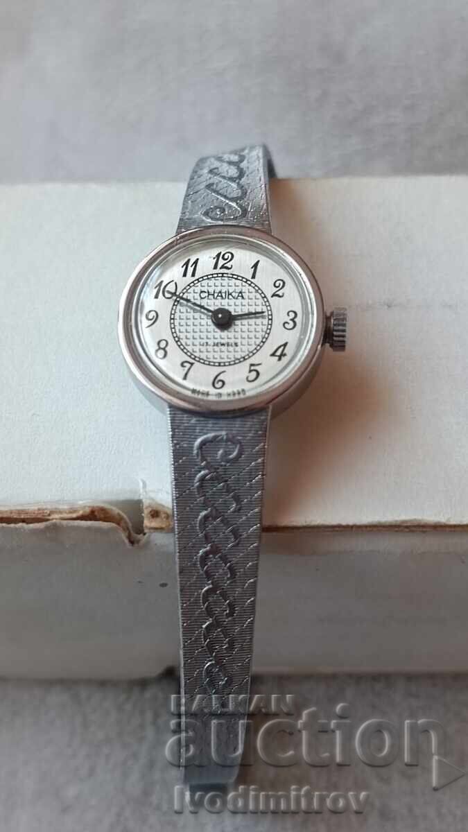 Women's wristwatch CHAIKA 17 jewels 165466 with price 36.45 BGN | € 18.64 Women's wristwatch CHAIKA 17 jewels 165466 with price 36.45 BGN | € 18.64