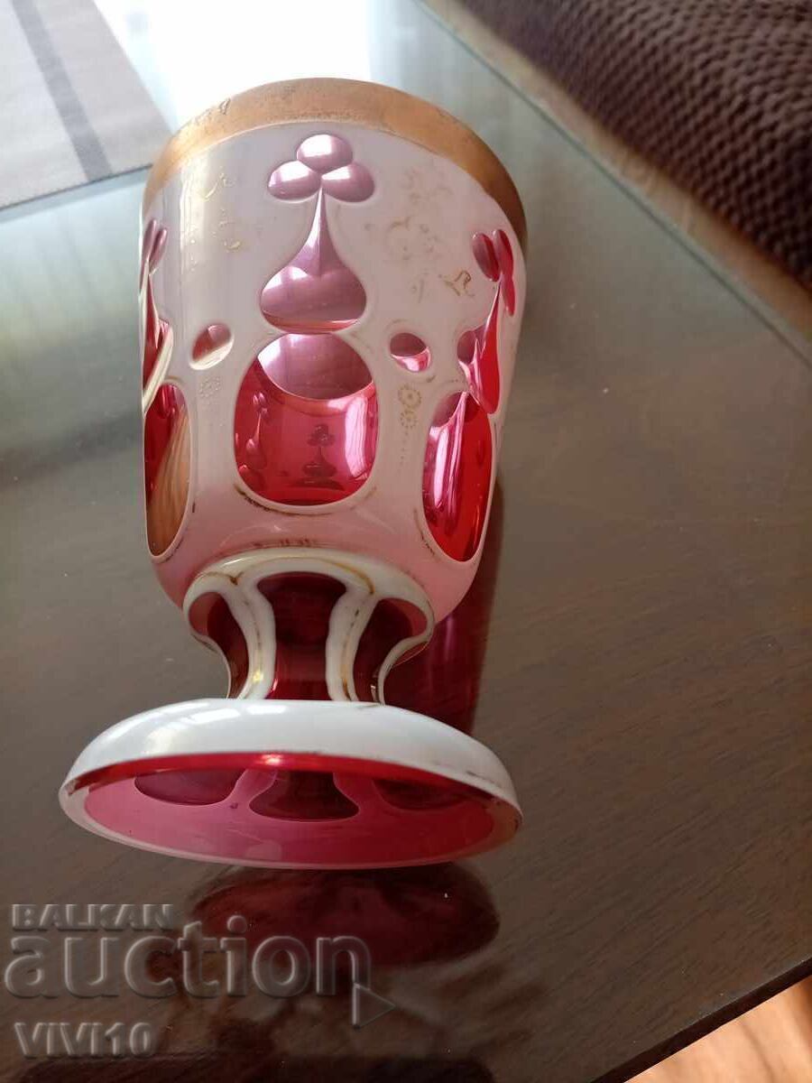 Delivery of Antique Bohemia enamel mug Delivery of Antique Bohemia enamel mug