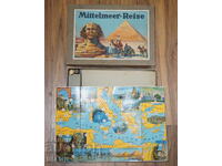 Old German board game Mediterranean journey