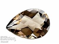 NATURAL SMOKY QUARTZ - CHESSBOARD, CERTIFICATE - 7.25 ct (6)