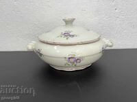 Old Bulgarian porcelain tureen. No. 6514