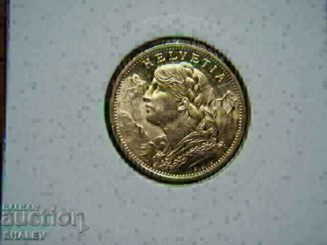 20 Francs 1897 Switzerland AU+ (gold) - 6