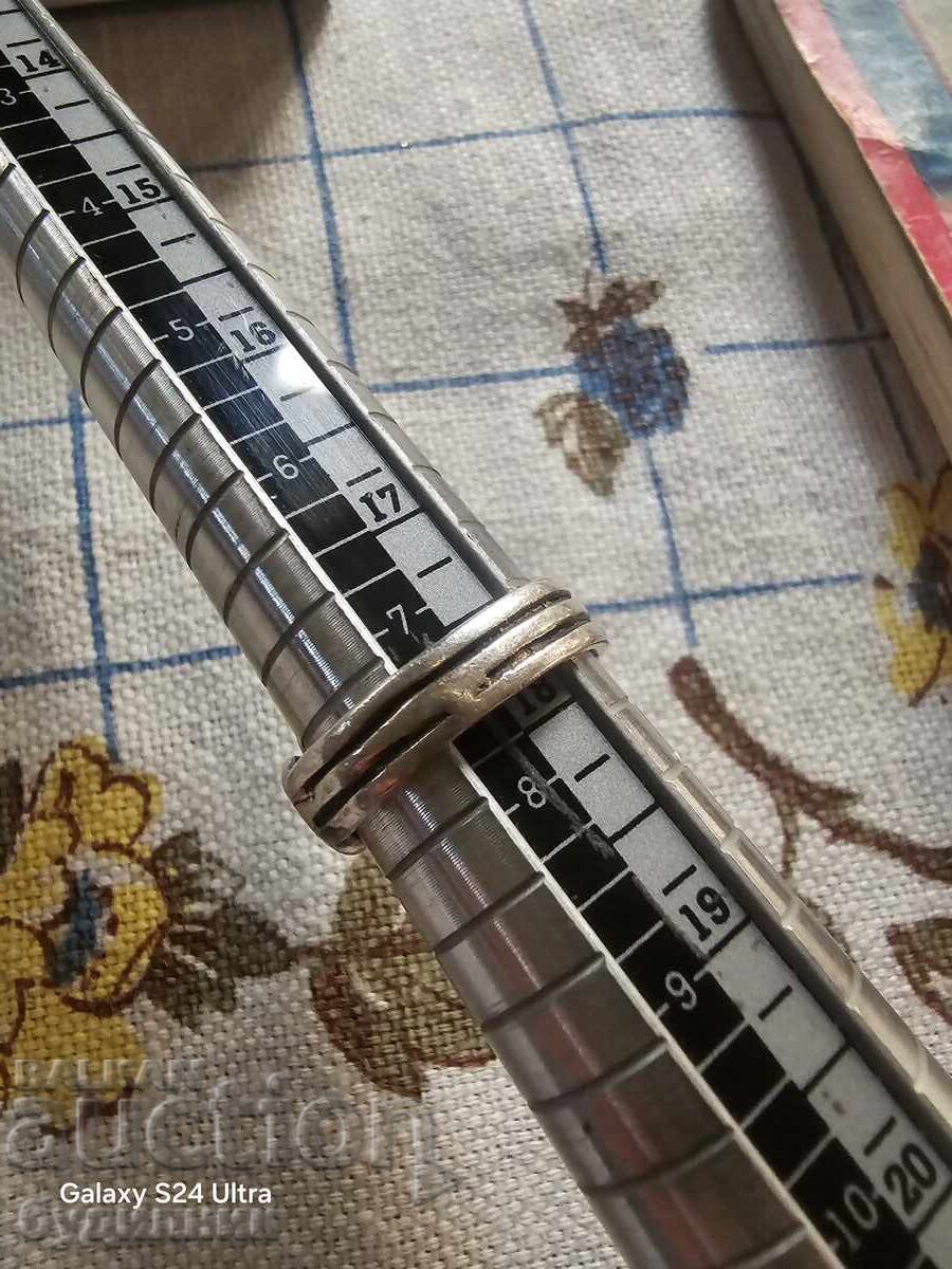 Inel argint solid 19 mm 925 eșantion. - 5 Inel argint solid 19 mm 925 eșantion. - 5