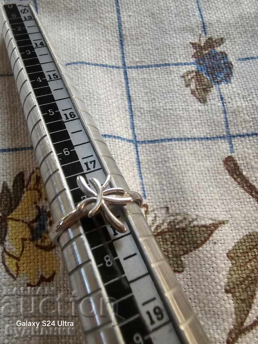 Silver ring 17mm 925 Sample. - 5 Silver ring 17mm 925 Sample. - 5