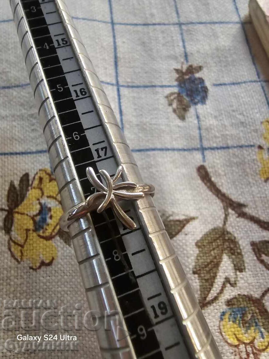 Silver ring 17mm 925 Sample. - 6 Silver ring 17mm 925 Sample. - 6