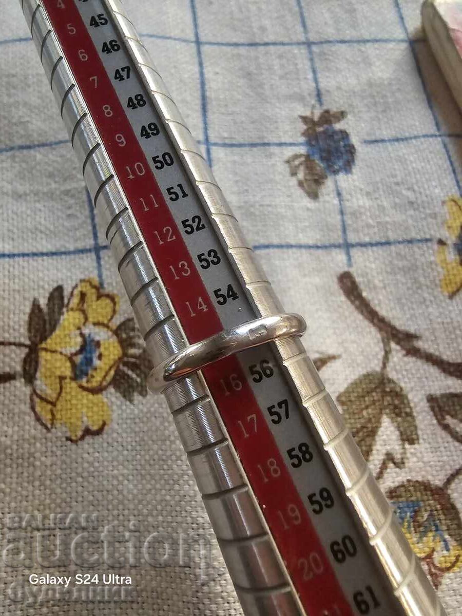 Silver ring 17mm 925 Sample. - 7 Silver ring 17mm 925 Sample. - 7