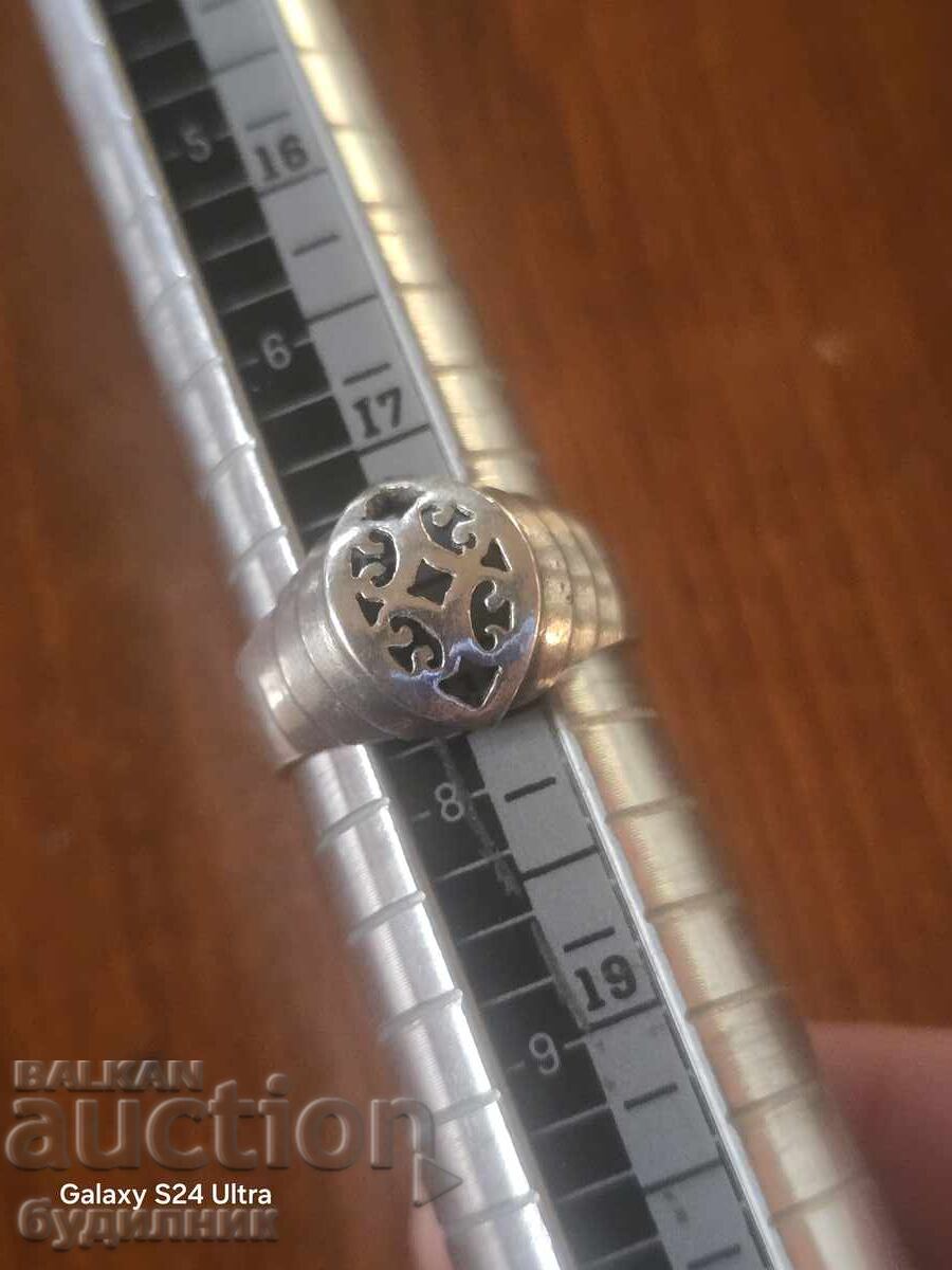 Licitație Inel de argint 17mm 925 Eșantion. Licitație Inel de argint 17mm 925 Eșantion.