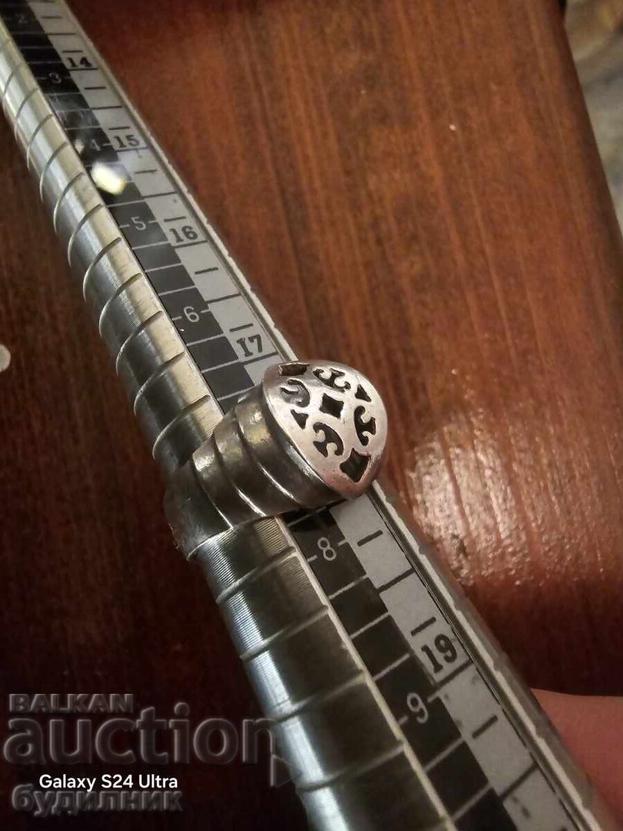 Inel de argint 17mm 925 Eșantion. - 5 Inel de argint 17mm 925 Eșantion. - 5