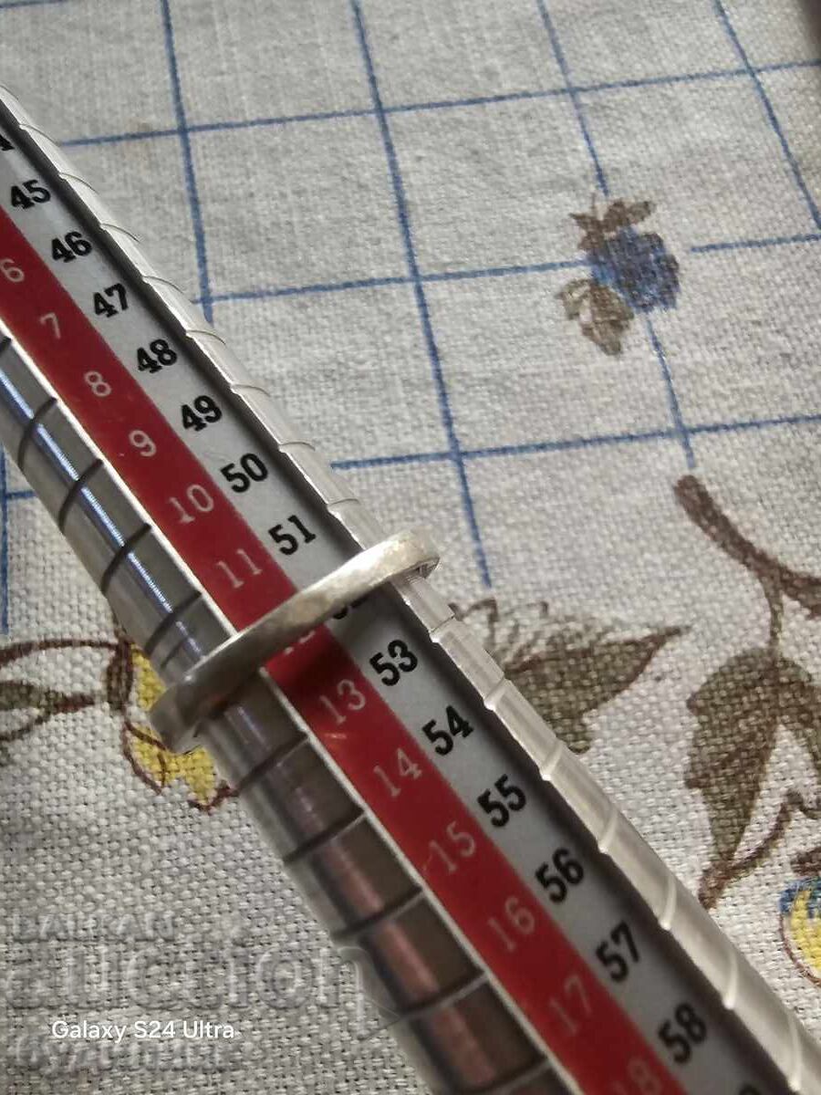 Silver ring 17mm 925 Sample. - 5 Silver ring 17mm 925 Sample. - 5
