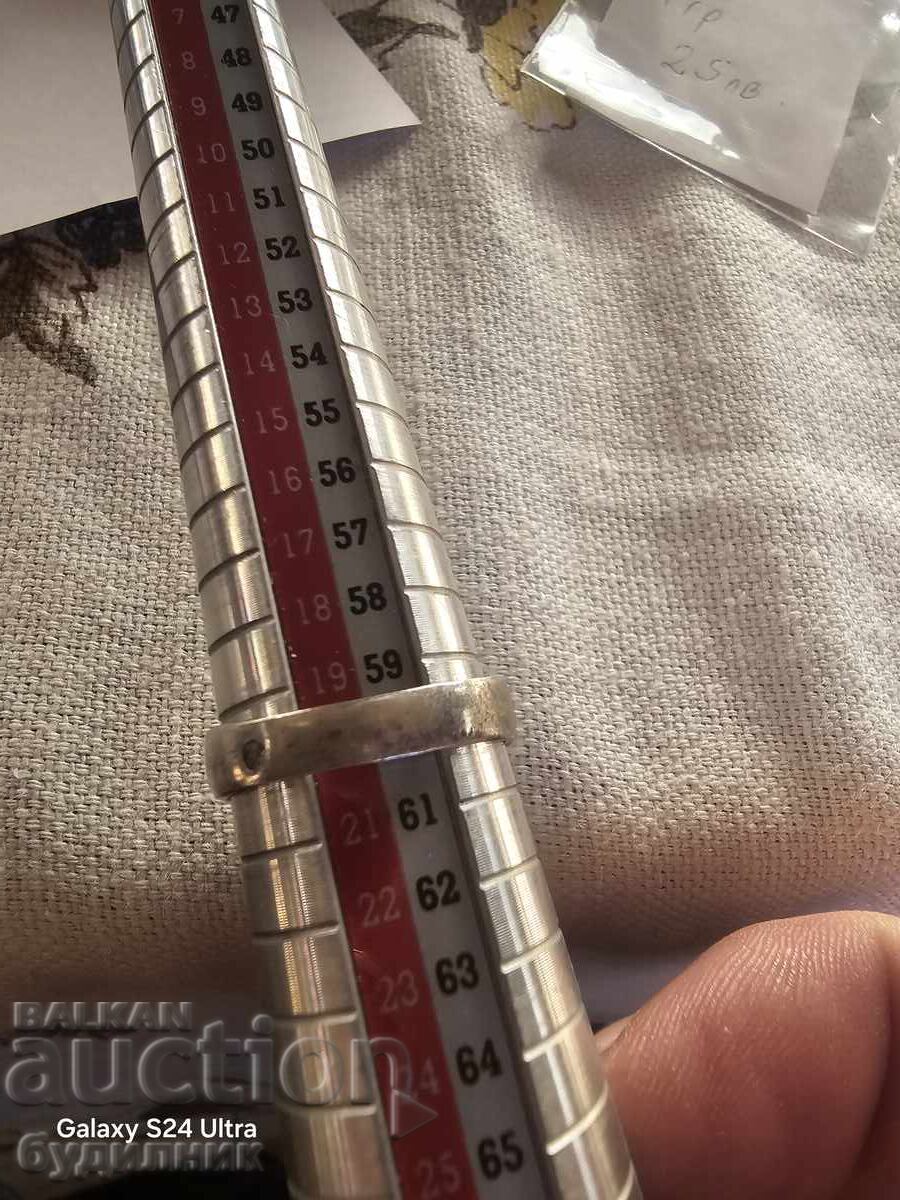 Auction Silver ring 19mm 925 Sample. Auction Silver ring 19mm 925 Sample.