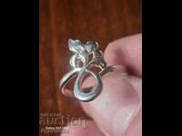 Silver ring 17mm 925 Sample.