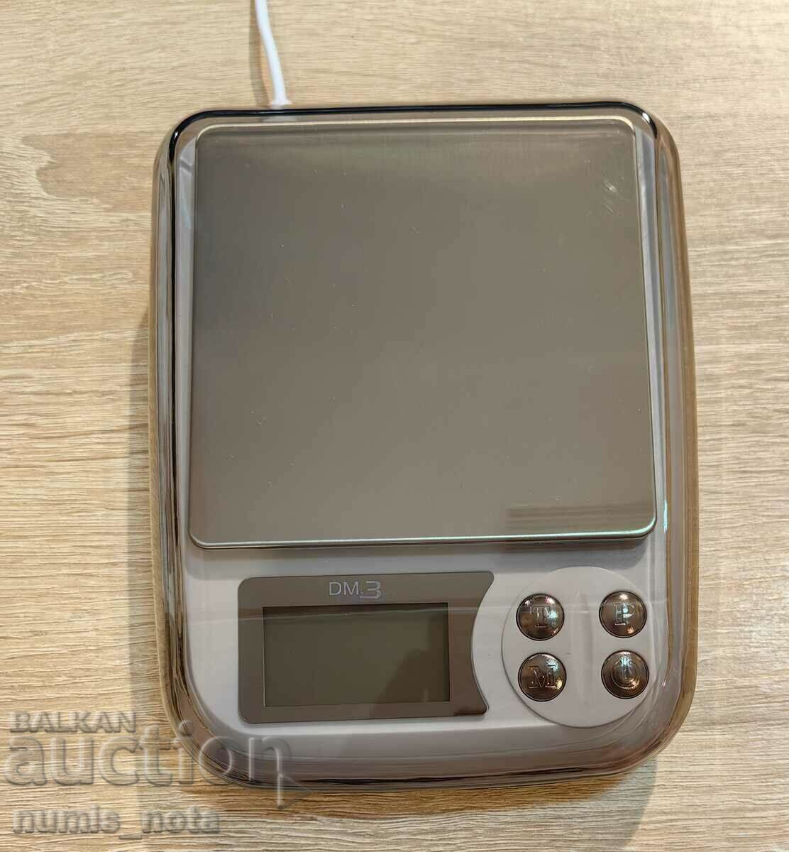 Auction jewelery scale digital 0.01g - 1000g DM-3 Auction jewelery scale digital 0.01g - 1000g DM-3