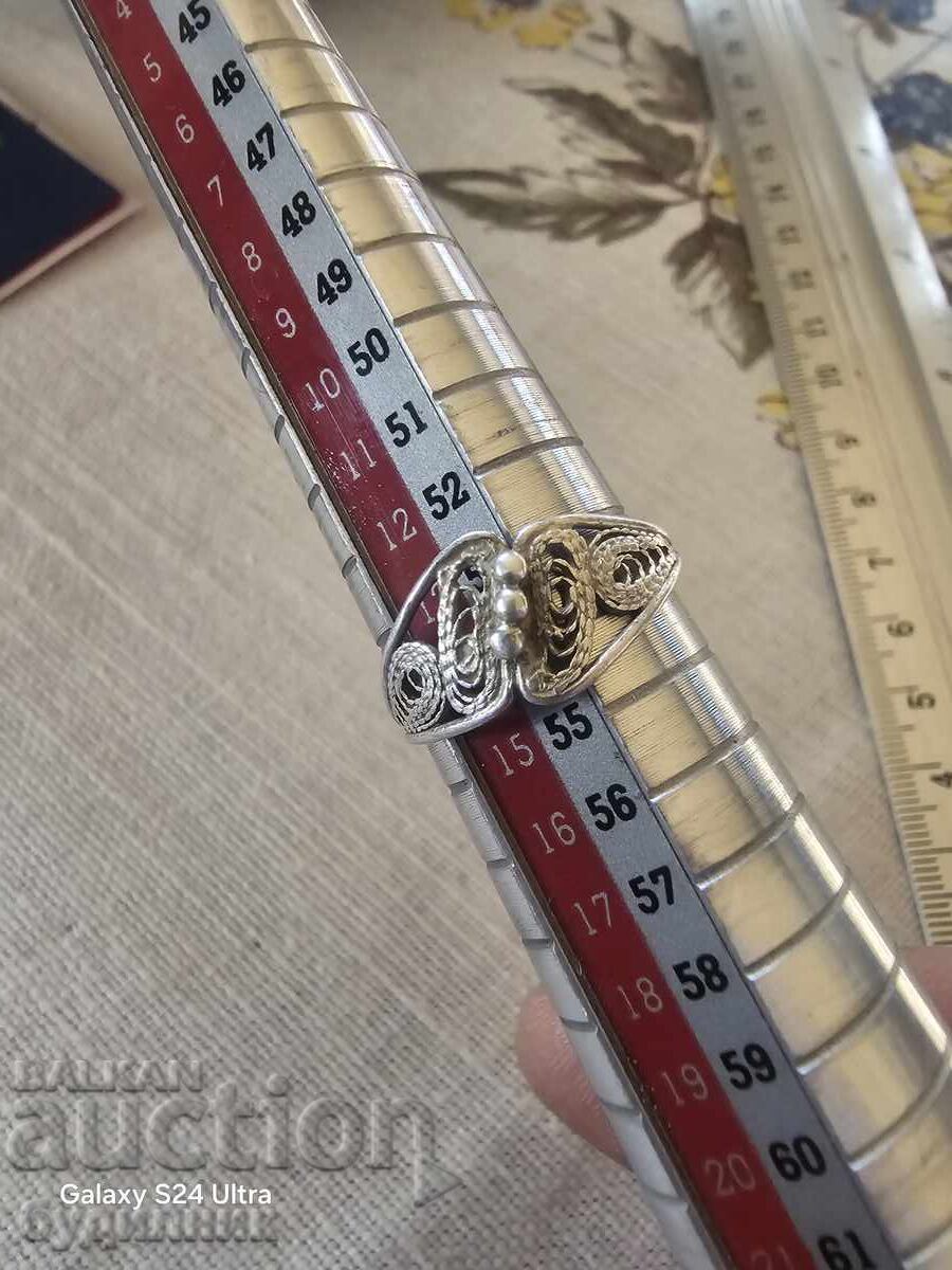 Silver ring 17mm 925 Sample. - 6 Silver ring 17mm 925 Sample. - 6