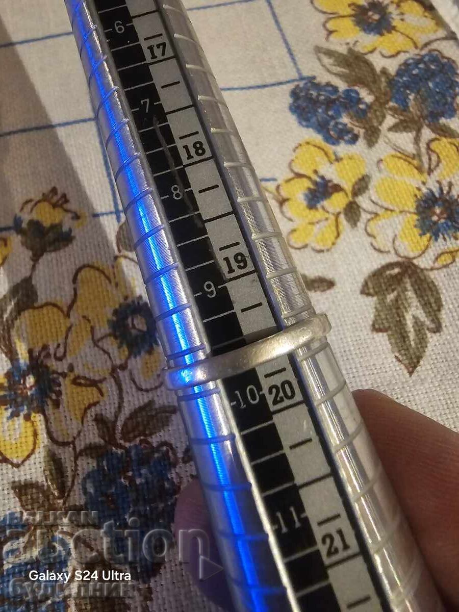 Silver ring 19.5mm 925 Sample. - 5 Silver ring 19.5mm 925 Sample. - 5