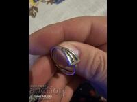 Silver ring 19.5mm 925 Sample.