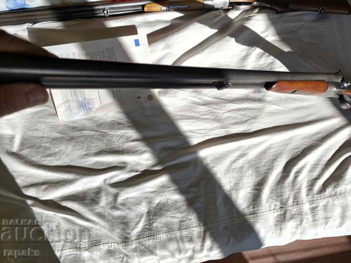 Armă cu două țevi de vânătoare în siguranță. Tula dezactivată, carabină - 5 Armă cu două țevi de vânătoare în siguranță. Tula dezactivată, carabină - 5