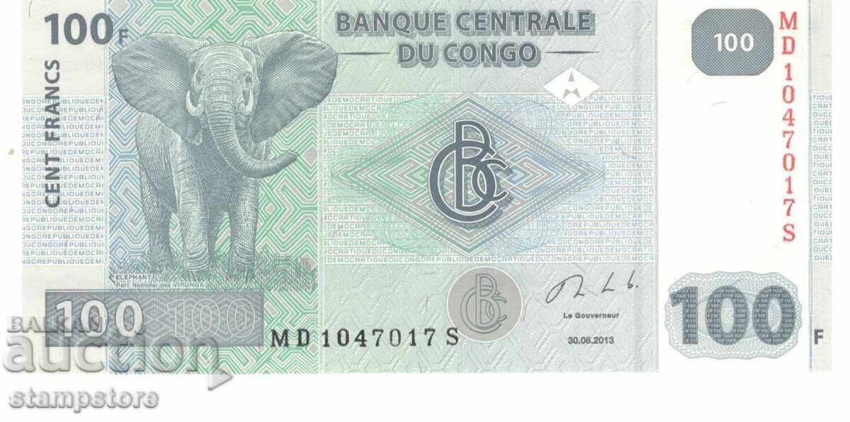 Congo - 100 francs 2013 Congo - 100 francs 2013
