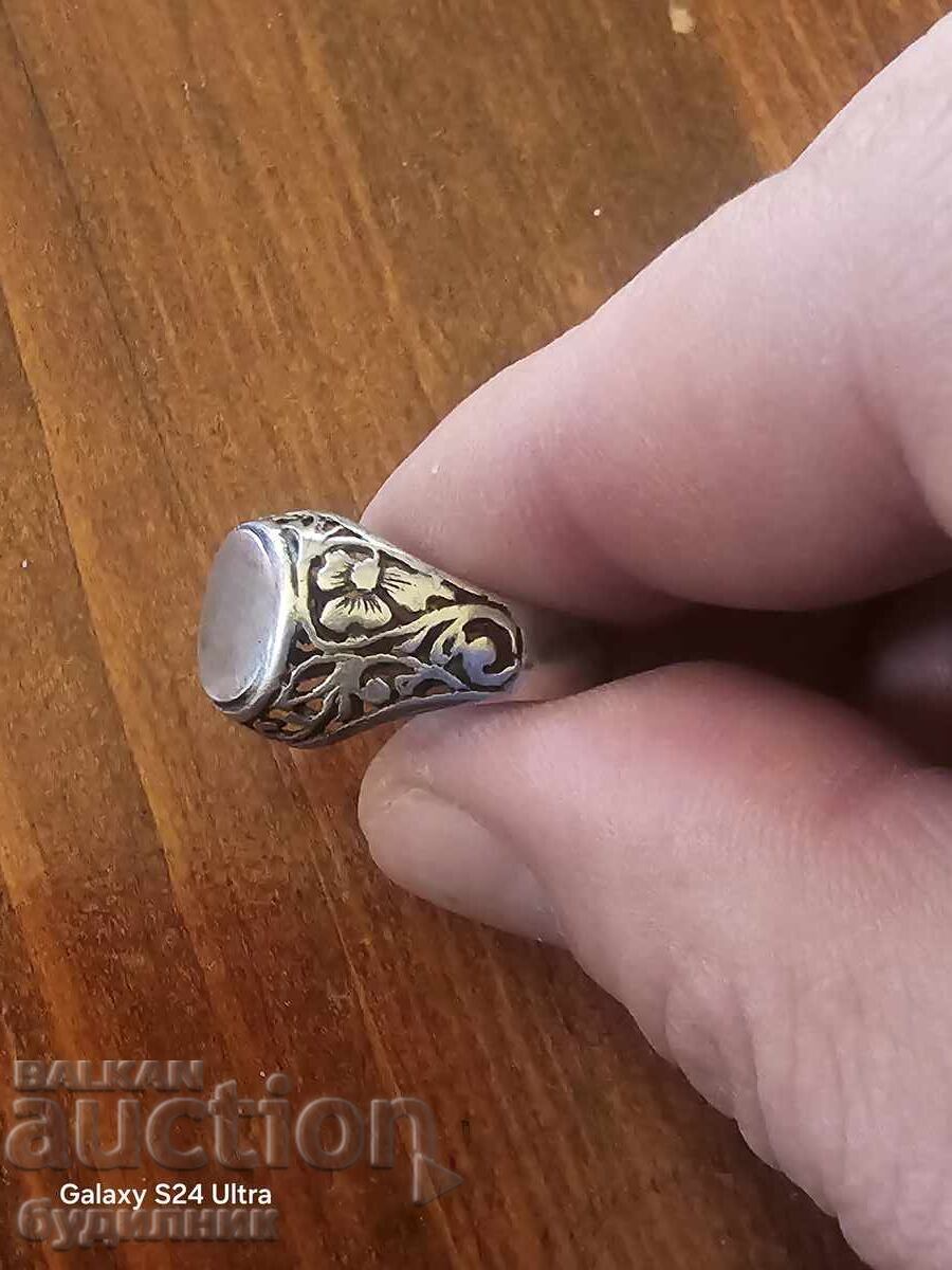 Auction Silver ring 925 19mm. Auction Silver ring 925 19mm.