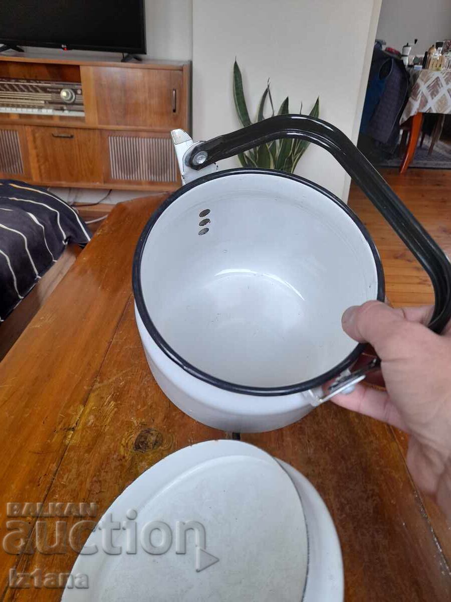 Old enamel teapot - 5 Old enamel teapot - 5