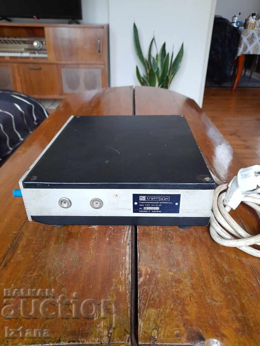 Παλιός σταθεροποιημένος ανορθωτής, τροφοδοτικό Tes 12-3-HT - 5 Παλιός σταθεροποιημένος ανορθωτής, τροφοδοτικό Tes 12-3-HT - 5