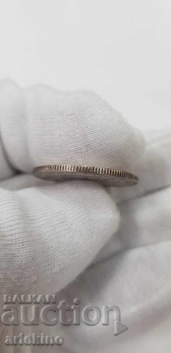 Silver coin 1 shilling 1922 East Africa Great Britain - 6