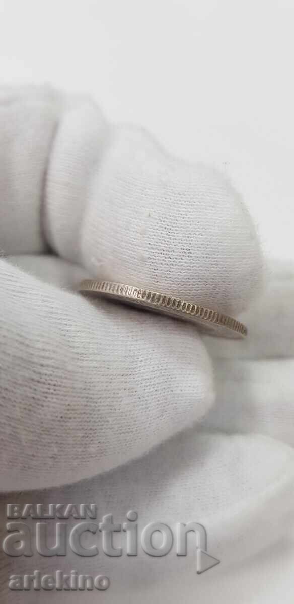 Silver coin 1 shilling 1944 East Africa Great Britain - 5