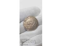 Collectible cupro-nickel coin 1 shilling 1950. East Africa