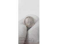 Rare silver coin 5 cents 1900 Canada, Great Britain