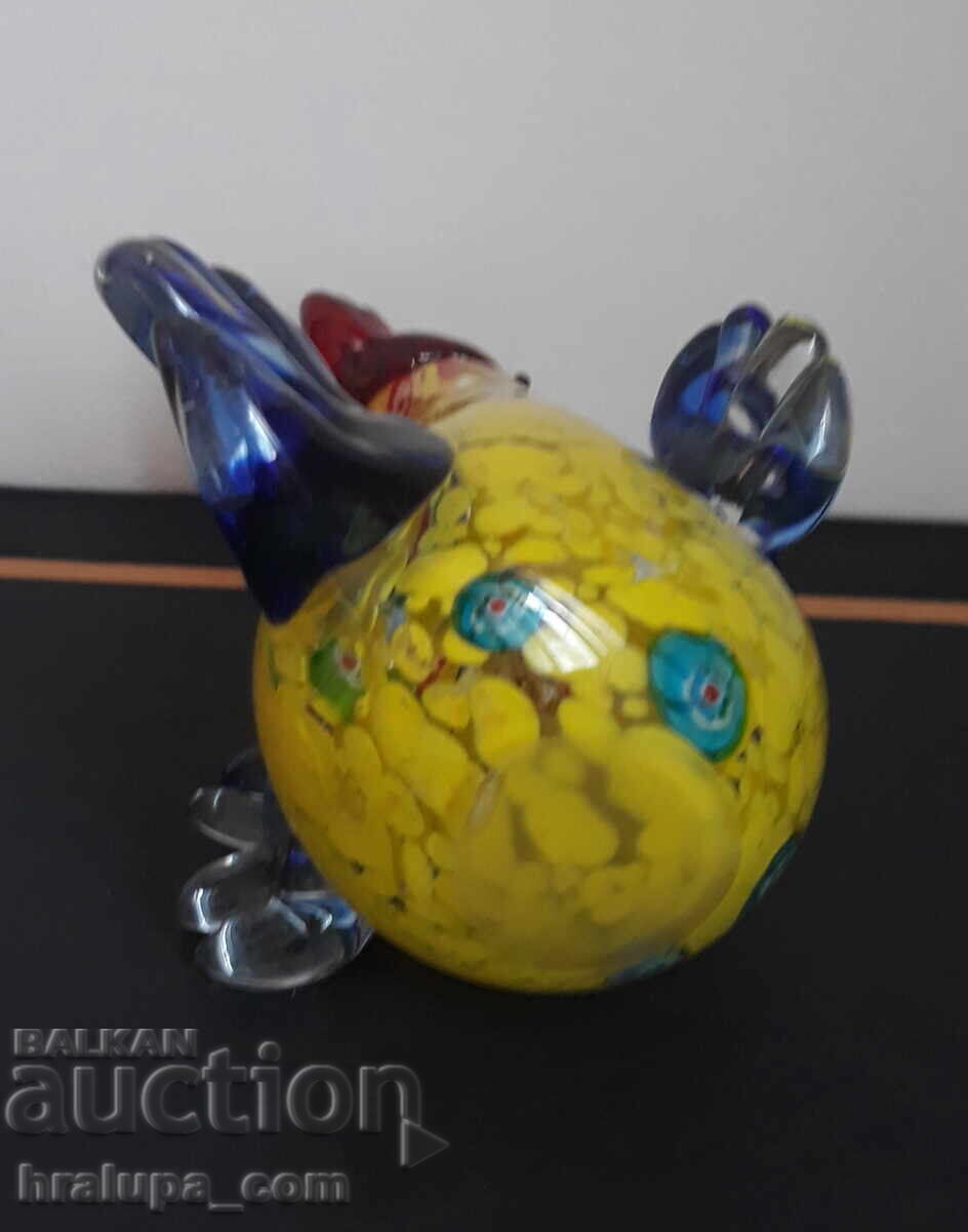 Стъклена фигура петел Murano - 5 Стъклена фигура петел Murano - 5