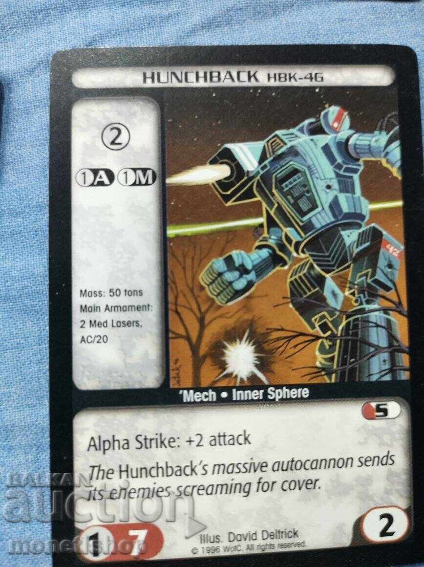 We offer a large collection of Batletech cards with price 12.00 BGN | € 6.14 We offer a large collection of Batletech cards with price 12.00 BGN | € 6.14