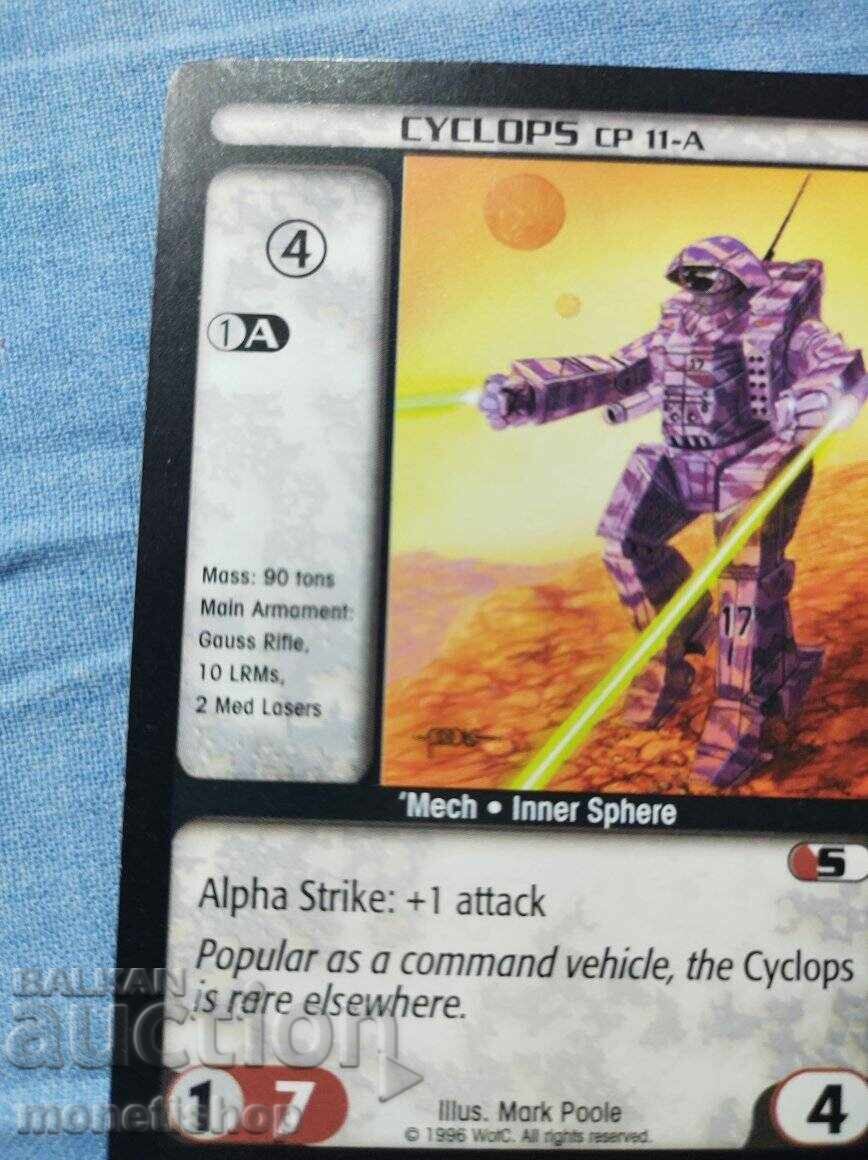 Auction We offer a large collection of Batletech cards Auction We offer a large collection of Batletech cards