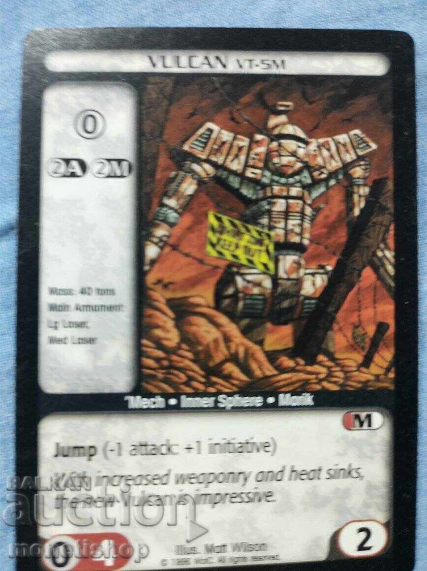 We offer a large collection of Batletech cards - 6 We offer a large collection of Batletech cards - 6