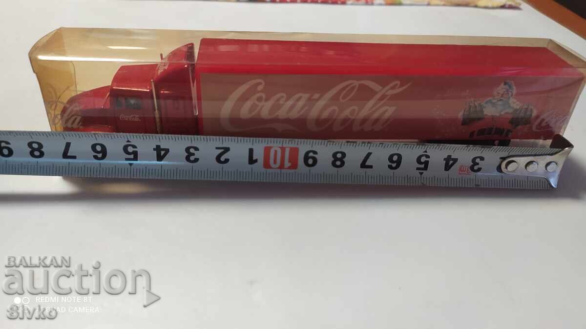 Coca Cola advertising truck with price 4.99 BGN | € 2.55 Coca Cola advertising truck with price 4.99 BGN | € 2.55