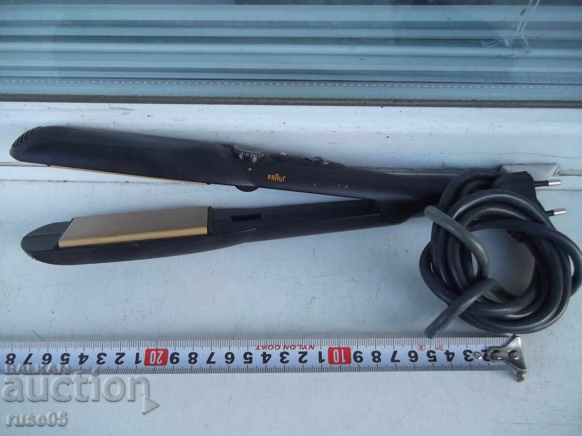 "BRAUN - 3 543" ceramic hair straightener working "BRAUN - 3 543" ceramic hair straightener working