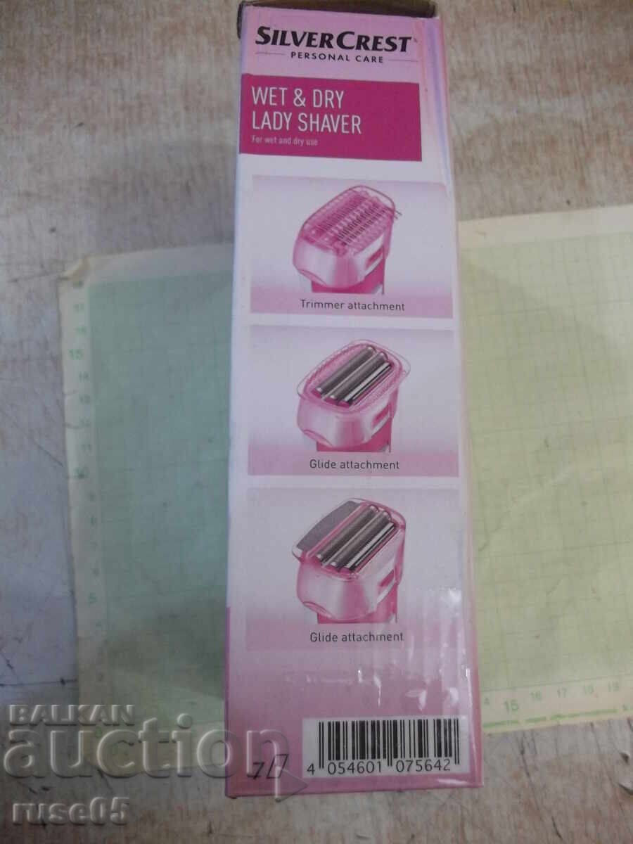 "SILVERCREST SLSN 3 C3" women's razor, working with price 25.00 BGN | € 12.78 "SILVERCREST SLSN 3 C3" women's razor, working with price 25.00 BGN | € 12.78
