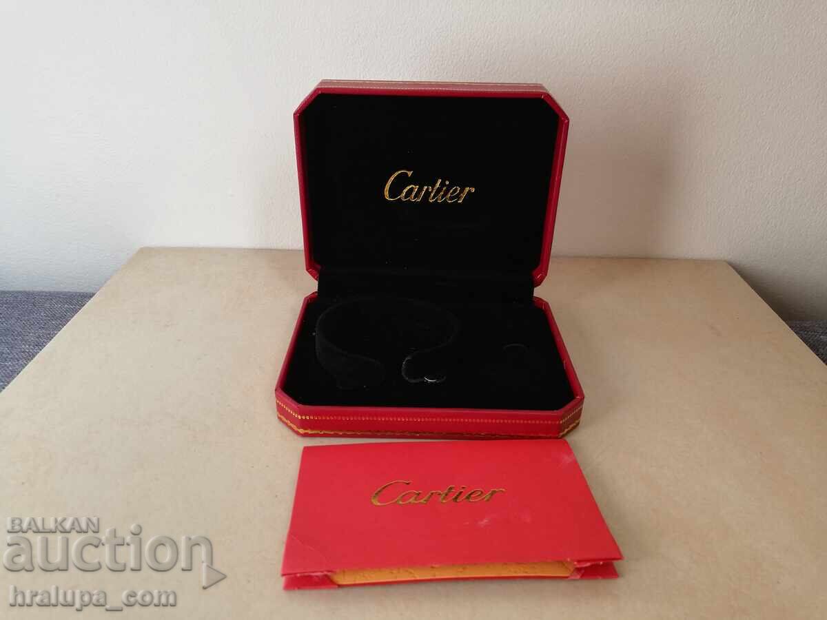 Licitație Colier brățară cutie de bijuterii Cartier Licitație Colier brățară cutie de bijuterii Cartier