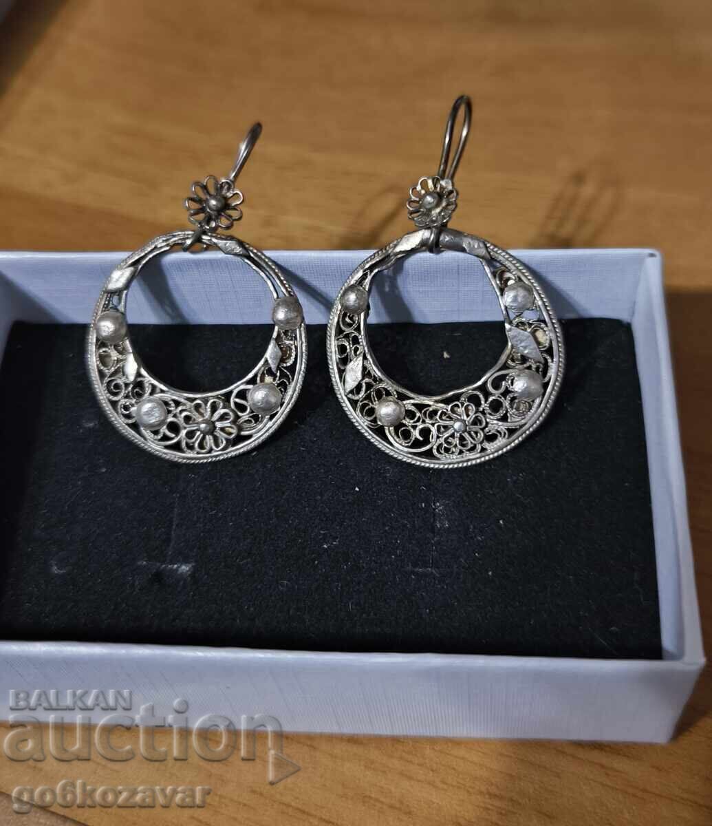 Renaissance Earrings Filigree! High quality silver! 0.950 with price 82.00 BGN | € 41.93