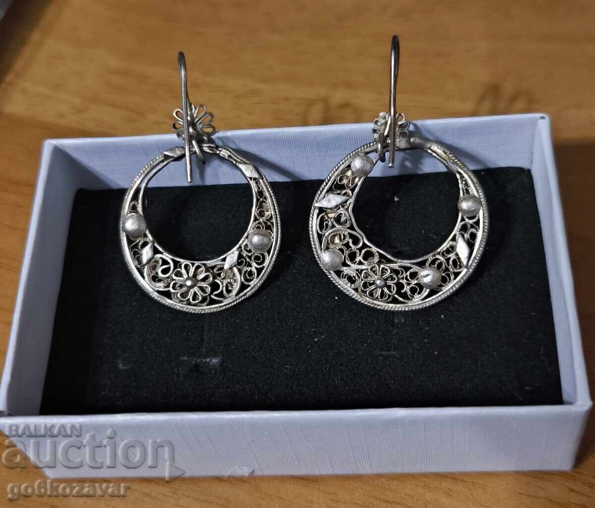 Auction  Renaissance Earrings Filigree! High quality silver! 0.950
