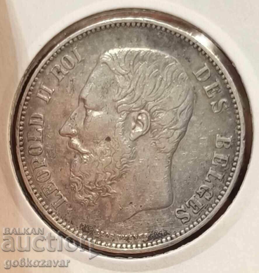 Белгия 5 франка 1868г Сребро! Колекция ! с цена 99.00 лв. | € 50.62 Белгия 5 франка 1868г Сребро! Колекция ! с цена 99.00 лв. | € 50.62