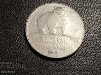 1993 50 pennies Finland Polar Bear