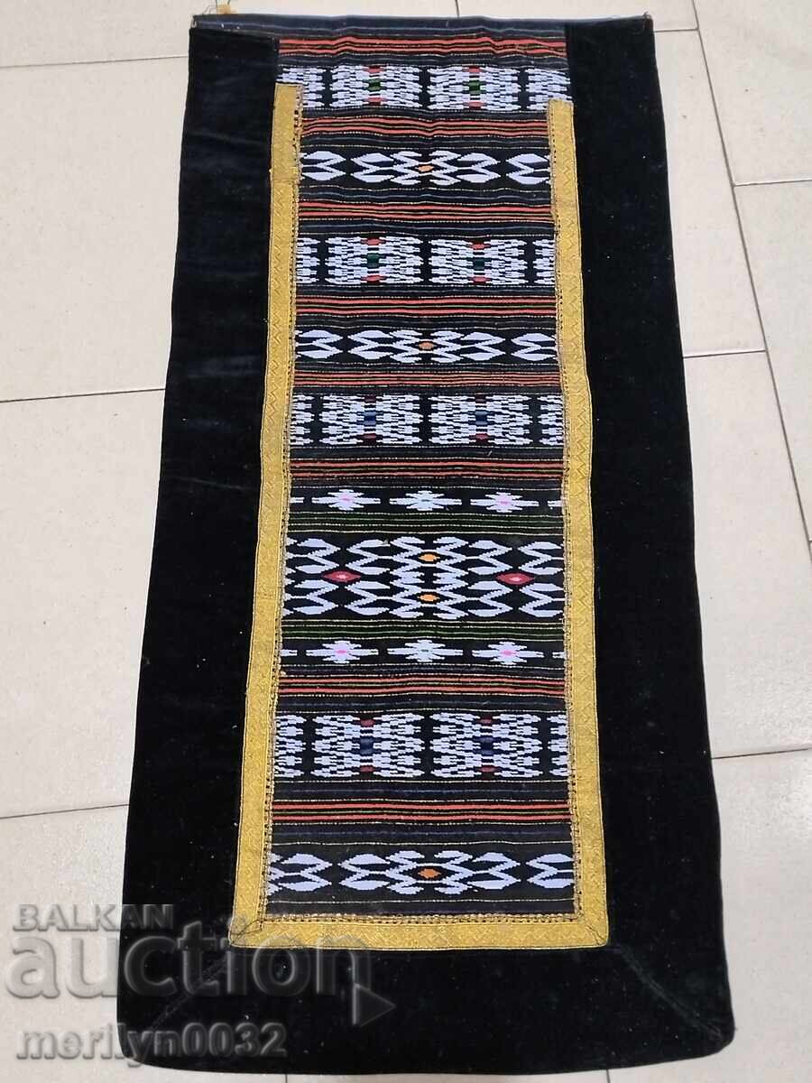 Old apron tinsel embroidery, costume, cloth Old apron tinsel embroidery, costume, cloth