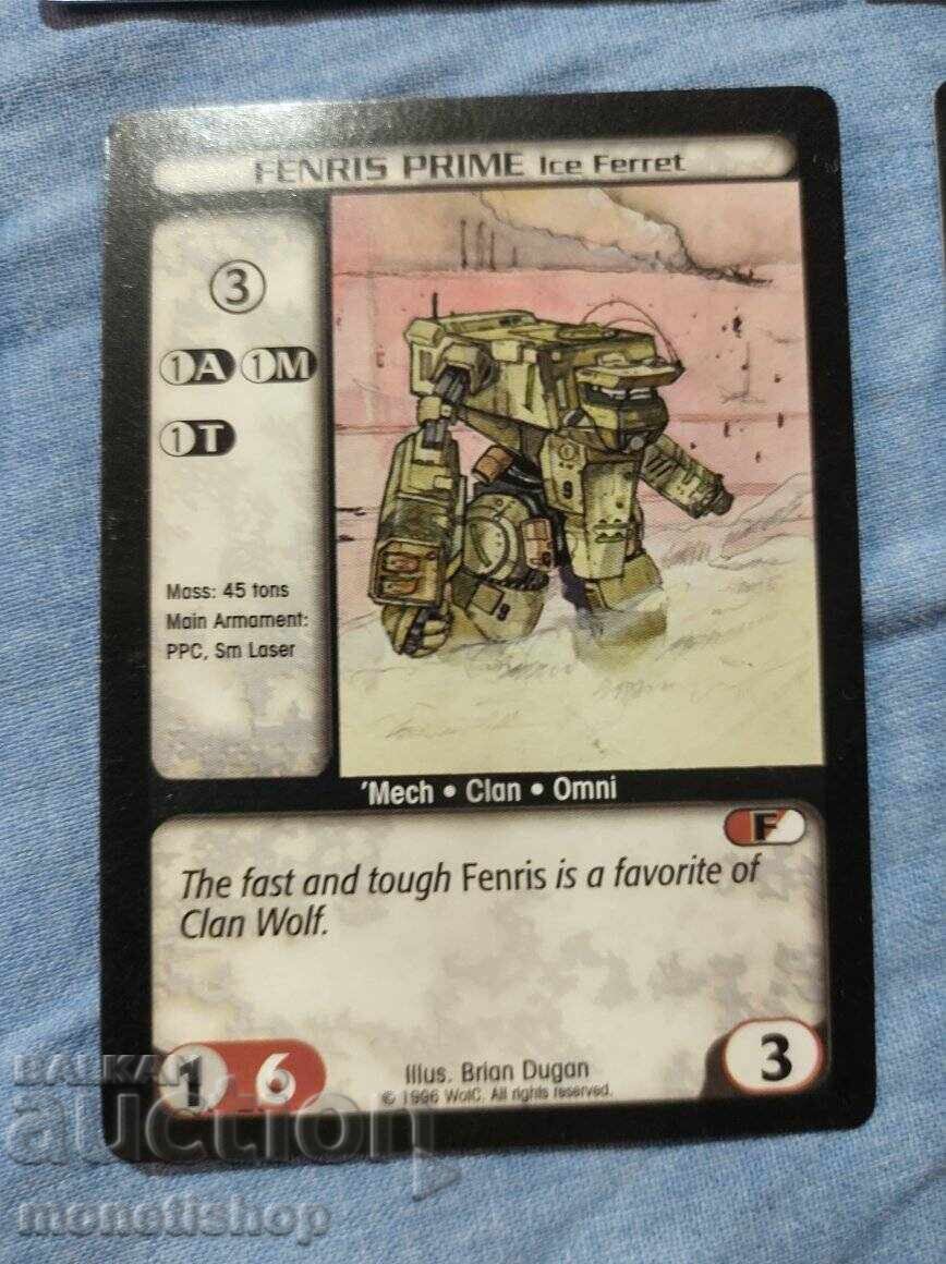 We offer a large collection of Batletech cards with price 12.00 BGN | € 6.14 We offer a large collection of Batletech cards with price 12.00 BGN | € 6.14