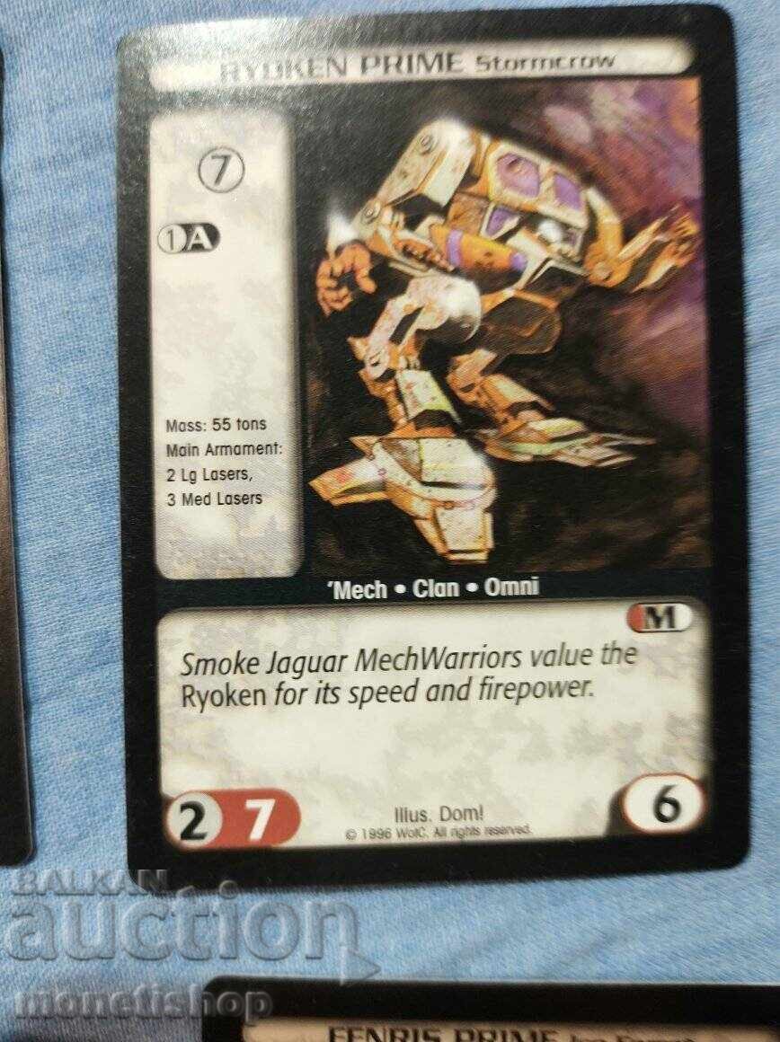 We offer a large collection of Batletech cards - 7 We offer a large collection of Batletech cards - 7