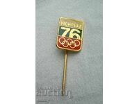 Badge Bulgaria sport - Olympic Games Montreal 1976