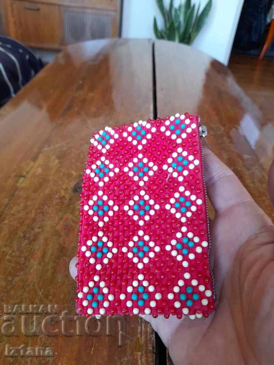 Auction Old beaded purse Auction Old beaded purse