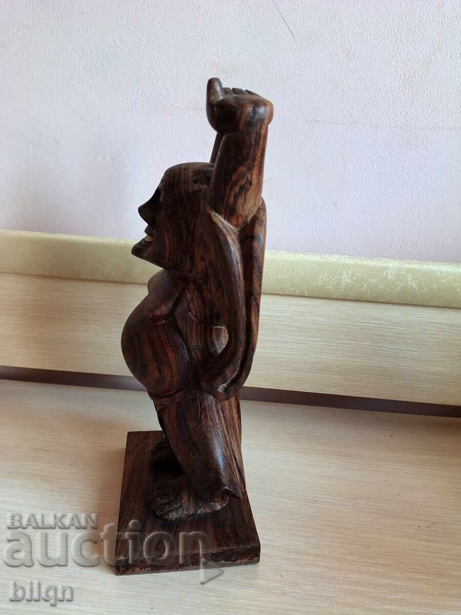 Ξύλινο Γλυπτό - Γελαστός Βούδας - 5 Ξύλινο Γλυπτό - Γελαστός Βούδας - 5