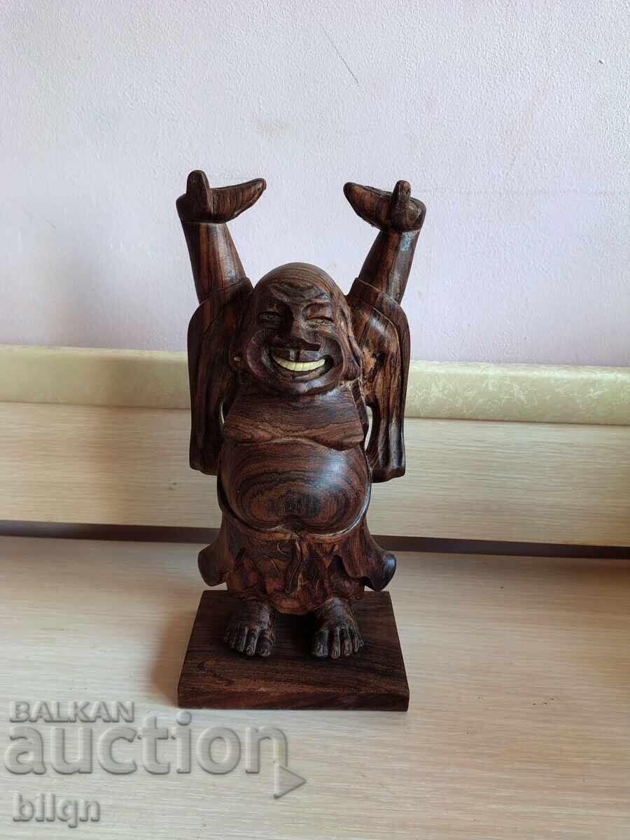 Ξύλινο Γλυπτό - Γελαστός Βούδας Ξύλινο Γλυπτό - Γελαστός Βούδας