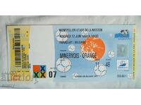 Bilet fotbal Paraguay - Bulgaria, 1998, FIFA