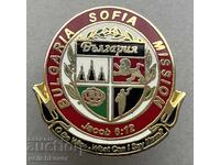 39996 Bulgaria sign Mission Bulgaria Sofia enamel