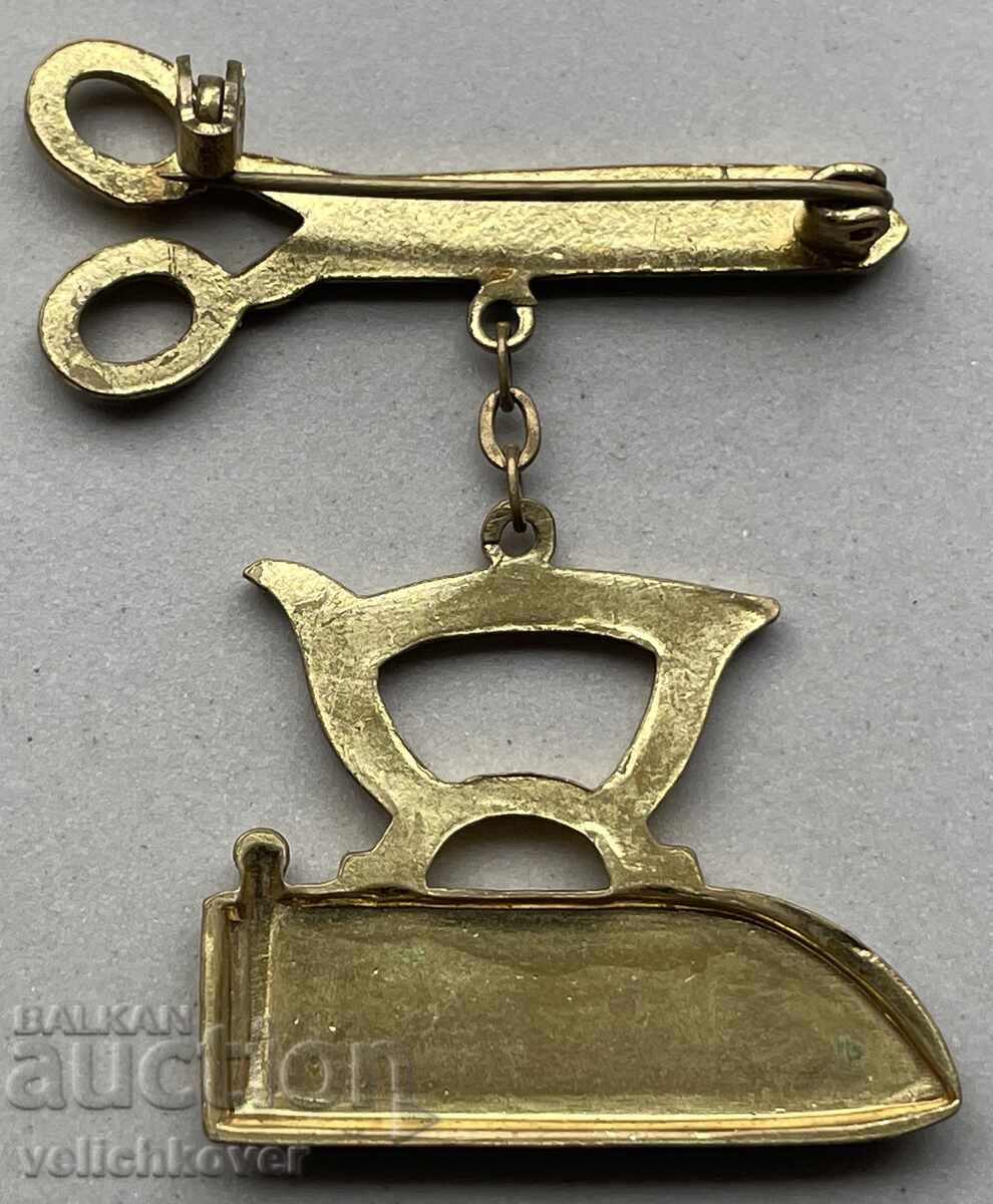 40004 Bulgaria sign iron and scissors tailor with price 10.00 BGN | € 5.11 40004 Bulgaria sign iron and scissors tailor with price 10.00 BGN | € 5.11